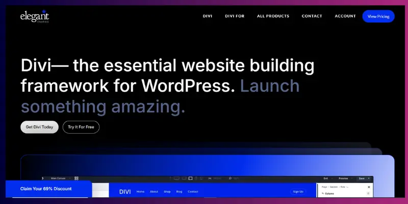 Divi – Feature-Rich Drag-and-Drop Theme