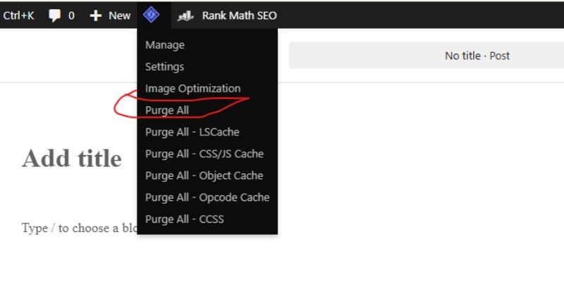 Fix 2: Clear every cache if you are facing 404 error