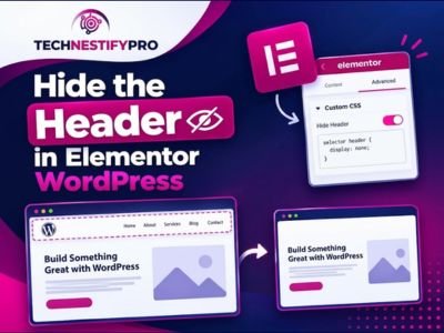 How to Hide the Header in Elementor WordPress (5 Working Methods)