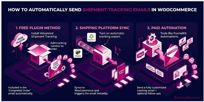 How to Automatically Send Shipment Tracking Emails in WooCommerce