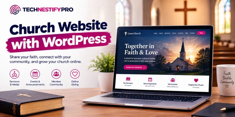 How to Create a Church Website with WordPress
