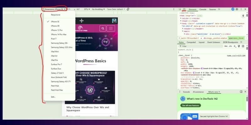 How to Test Your Menu on Mobile