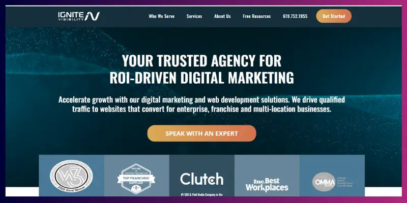 Ignite Visibility is a U.S.‑based full‑service digital marketing agency