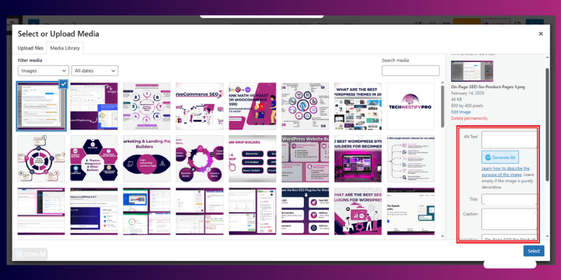 Image and Media Optimization for woocommerce