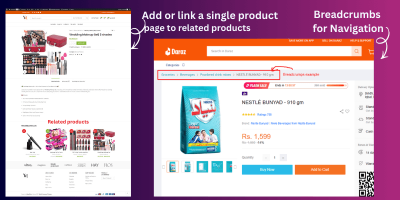 Internal Linking and User-Generated Content (UGC) for woocommerce product page optimizaton
