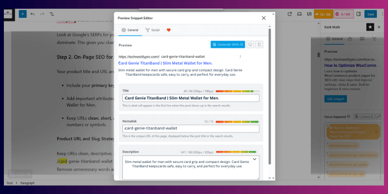 On-Page SEO for Product Pages