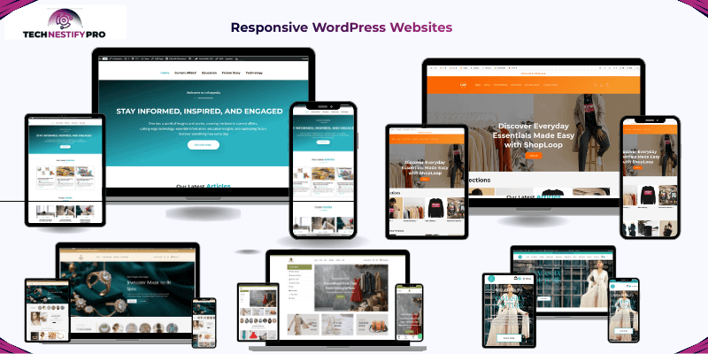 how to fix Responsive WordPress Websites issues