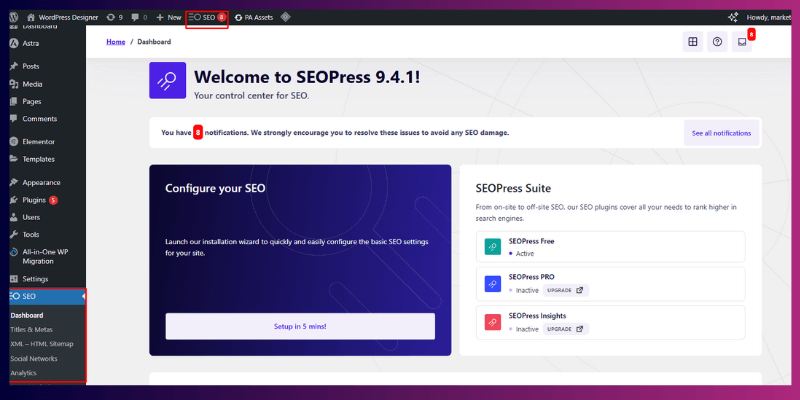 SEOPress – Best Lightweight Option SEO Plugin 