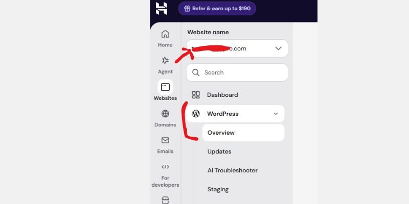 Step 4: Install WordPress through Hostinger