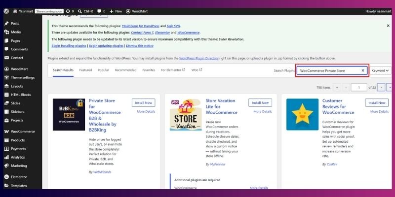 Step 5: Password Protect Or Hide Your Entire Store