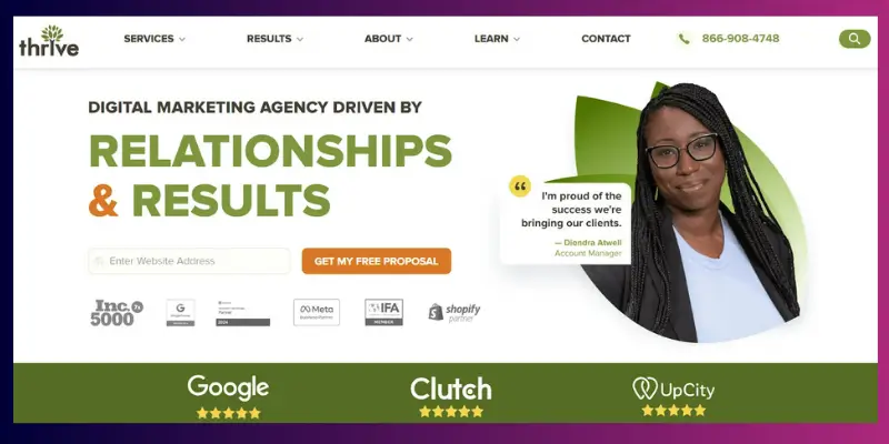 Thrive Internet Marketing Agency is a U.S.-based full-service digital marketing & affordable wordpress seo company