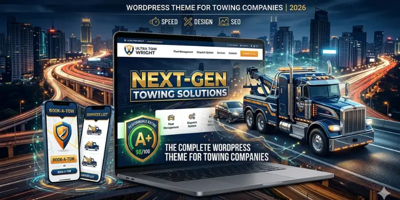 Tow Truck Company WordPress Themes