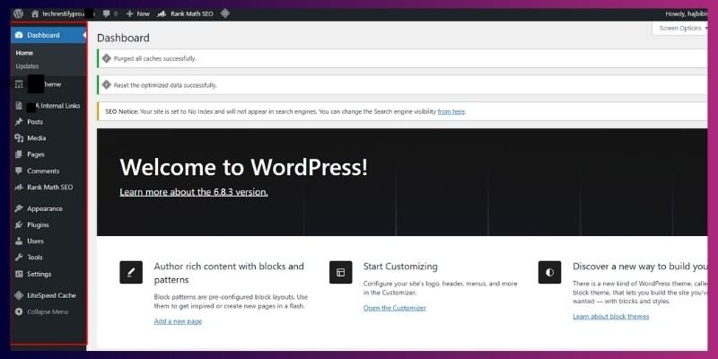 WordPress Main Navigation Menu