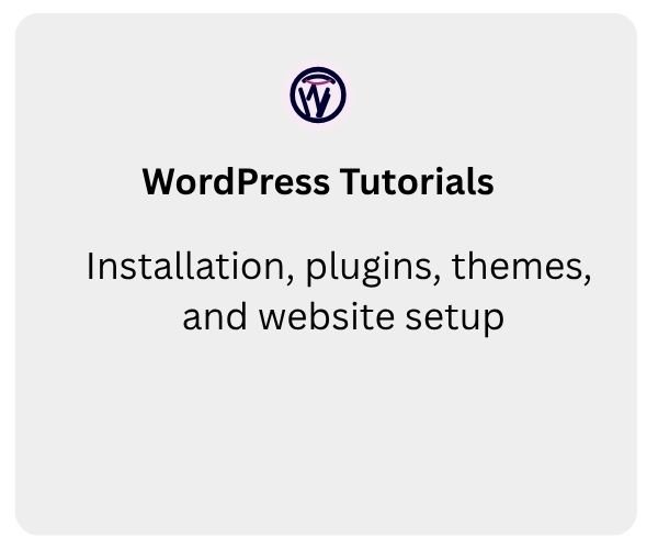 WordPress Tutorials 