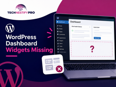WordPress Dashboard Widgets Missing? How to Restore Them