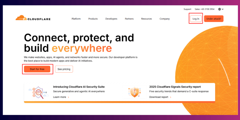 how to connect website to Cloudflare CDN (1)