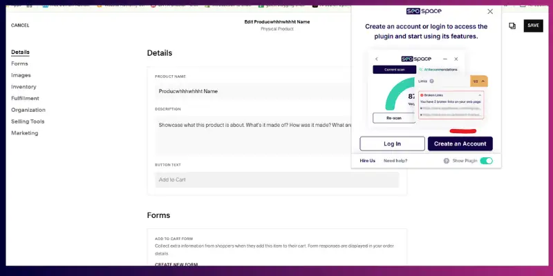 How to Install and Use SEOSpace on Squarespace?