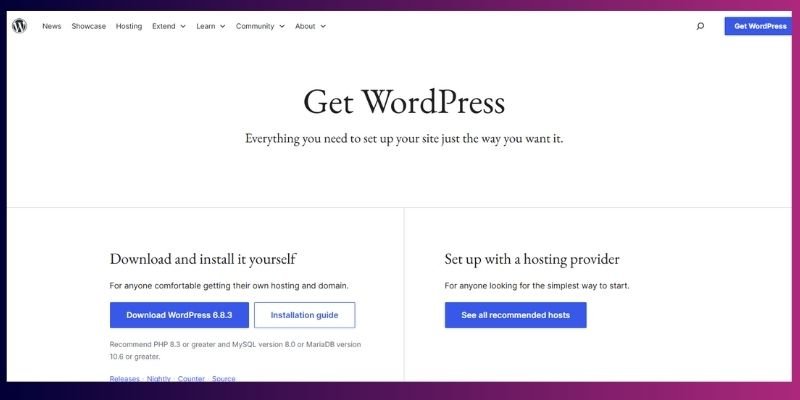 how to download and install WordPress on localhost?