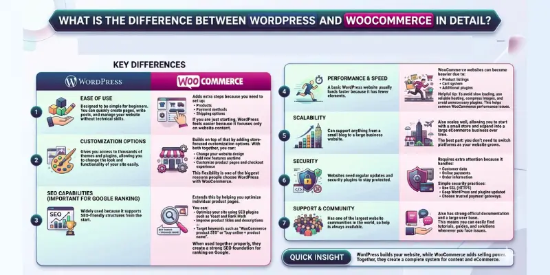 wordpress vs woocommerce-infographic