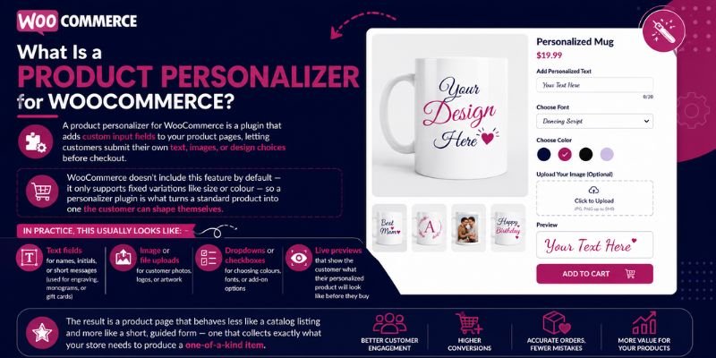 what is woocommerce product personalizer