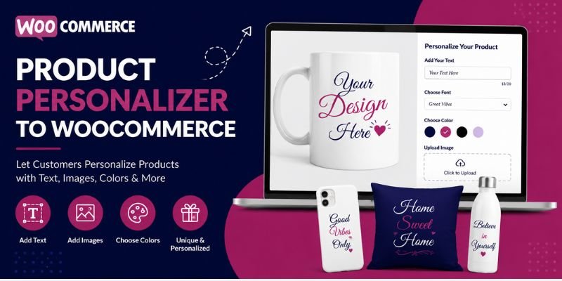 woocommerce product personalizer